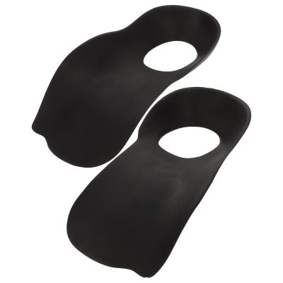 IWOWHERO Arch Support Orthotic Insoles 1 Pair for Flat Foot Correction, Plantar Fasciitis Relief, Black M Size Cushion Inserts Heel and Arch Support for Mens Running Shoes