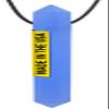 ARK Krypto-Bite, Chew Necklaces for Sensory Kids and Adults, Oral Fidget for Autism, ADHD, SPD, Anxiety, Medical-Grade Sensory Chew Necklace, XT, Firm, Translucent Blue view 1