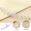 VICASKY Mask Ear Adjuster and Strap Extender with Adjustable Buckle White Rhinestone Ear Hook Face Mask and Comfortable Daily Use view 3