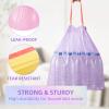 4 Gallon Trash Bags, 200 Count Drawstring Small Garbage Bags Thick Pre-separated Unscented Trash Can Liners for Bathroom Office Kitchen Bedroom Home Multi Colored view 3