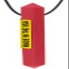 ARK Krypto-Bite, Chew Necklaces for Sensory Kids and Adults, Oral Fidget for Autism, ADHD, SPD, Anxiety, Medical-Grade Sensory Chew Necklace, XT, Firm, Dark Red view 1