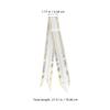 ERINGOGO 100pcs White 4.5cm Pull Bows with Gold Edge Ribbon, Small Decorative Pull String Bows for Wedding Basket and Present Wrapping view 2