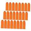 VINTORKY Protective Sleeves 200pcs Orange Disposable Anti-Static Protectors for Hot Glue, Electronics, and First Aid Use (s Size, 2 Packs) view 1
