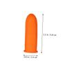 VINTORKY Protective Sleeves 200pcs Orange Disposable Anti-Static Protectors for Hot Glue, Electronics, and First Aid Use (s Size, 2 Packs) view 2
