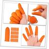 VINTORKY Protective Sleeves 200pcs Orange Disposable Anti-Static Protectors for Hot Glue, Electronics, and First Aid Use (s Size, 2 Packs) view 3