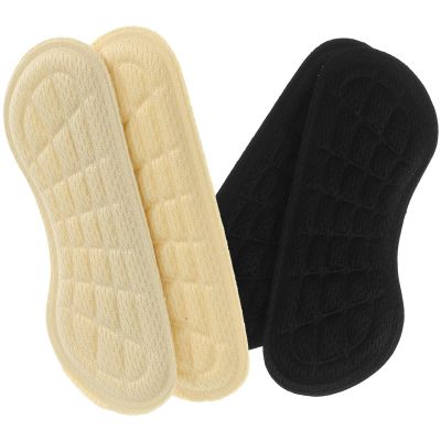 HINTRMENT Heel Protectors for Shoes 4 Pairs Non-Slip Wear-Resistant Heel Cushion Inserts for Women and Men Supple Adhesive for Blister Prevention and Comfortable Shoe Fit