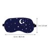 BCOATH 2pcs 3D Cotton Linen Sleep Eye Masks for Sleeping, Soft Breathable Home and Travel Sleep Mask with Star Pattern, Comfortable Multi-Function Eye Cover for Youth Random Color view 2