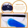 BCOATH 2pcs 3D Cotton Linen Sleep Eye Masks for Sleeping, Soft Breathable Home and Travel Sleep Mask with Star Pattern, Comfortable Multi-Function Eye Cover for Youth Random Color view 3