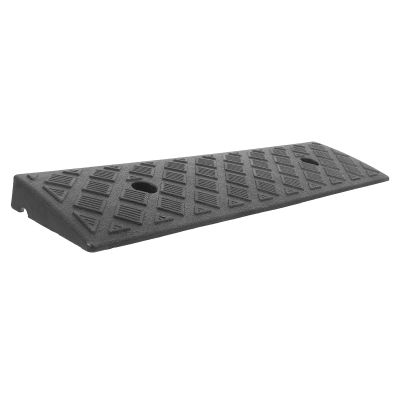 BIUDECO Portable Plastic Curb Ramp 50x13x3cm Black Small Threshold Ramp for Indoor Outdoor Doorway Wheelchair Scooter Vehicle Access