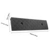BIUDECO Portable Plastic Curb Ramp 50x13x3cm Black Small Threshold Ramp for Indoor Outdoor Doorway Wheelchair Scooter Vehicle Access view 2