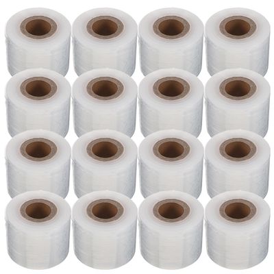 SWETRACE 16 Rolls Food Cling Wrap Plastic Stretch Film 5cm Wide with 25mm Core for Takeout Food Fresh-keeping and Kitchen Packaging