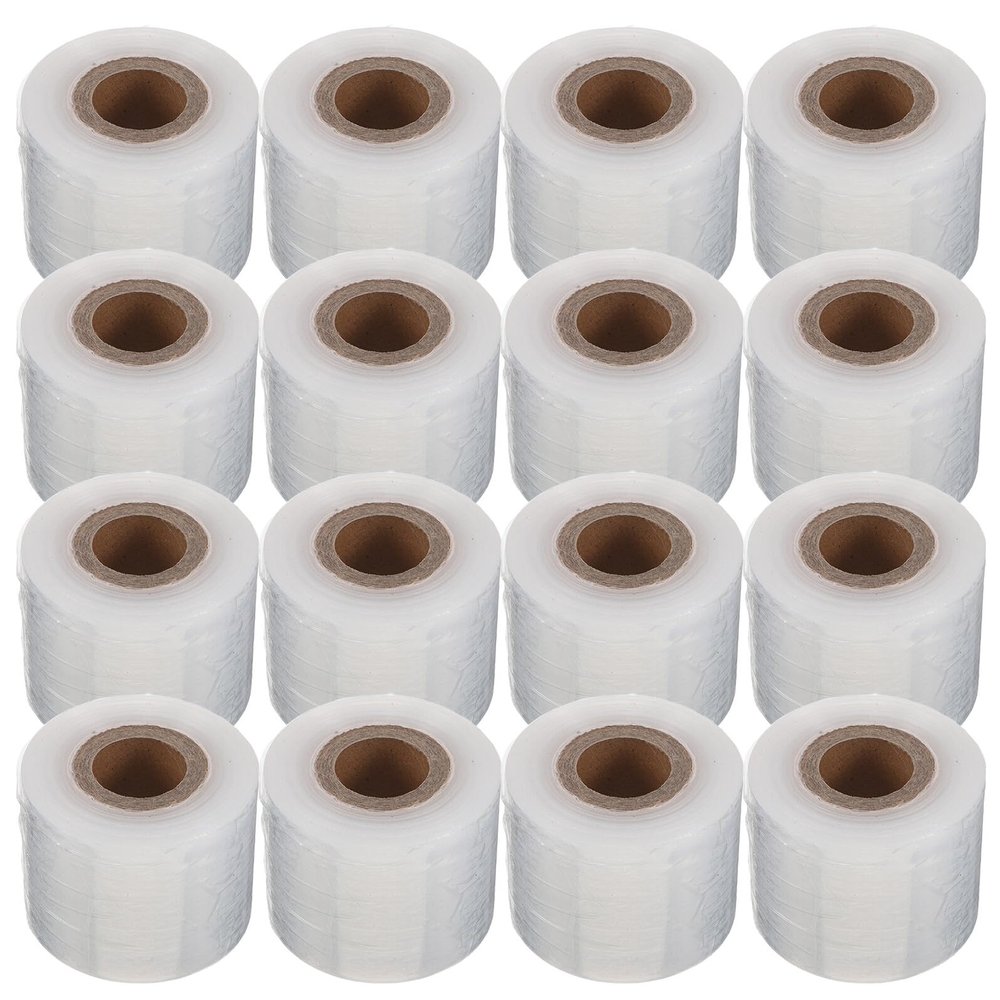 SWETRACE 16 Rolls Food Cling Wrap Plastic Stretch Film 5cm Wide with 25mm Core for Takeout Food Fresh-keeping and Kitchen Packaging