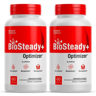 (2 Pack) Bio Steady Blood Optimizer Capsules, Official BioSteady Supplement Pills with Premium Ingredients, Advanced Formula Support for Overall Health & Wellness Reviews (120 Capsules)