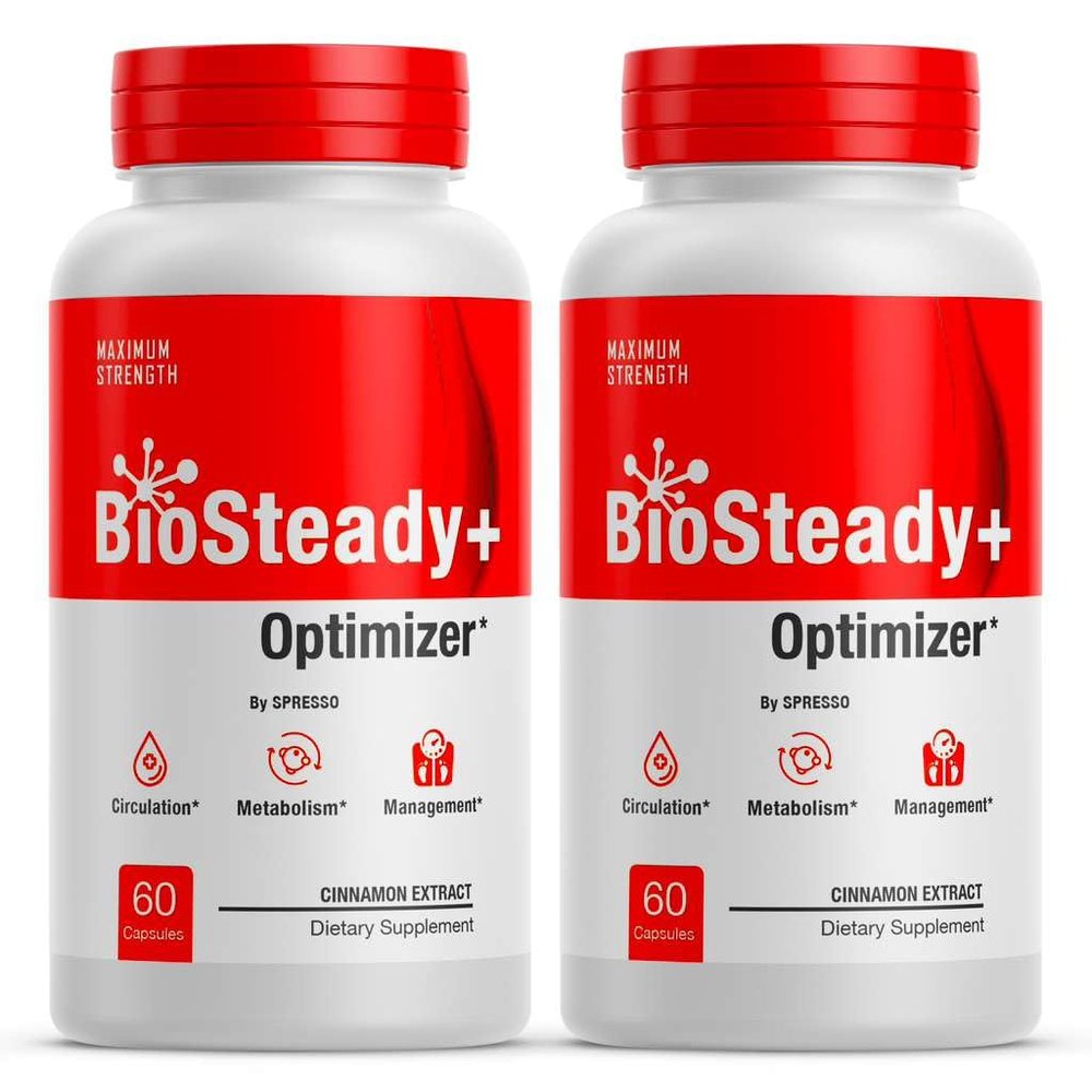 (2 Pack) Bio Steady Blood Optimizer Capsules, Official BioSteady Supplement Pills with Premium Ingredients, Advanced Formula Support for Overall Health & Wellness Reviews (120 Capsules)