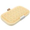 VICASKY Portable Large Pill Organizer Box Cream White, Daily Weekly Medicine Container with Sealed Compartments, Travel-Friendly Pill Case and Storage view 1
