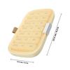 VICASKY Portable Large Pill Organizer Box Cream White, Daily Weekly Medicine Container with Sealed Compartments, Travel-Friendly Pill Case and Storage view 2