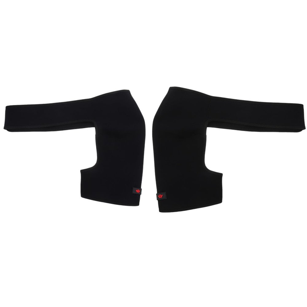 TOGEVAL Adjustable Shoulder Stabilizer Brace Support Belt 2pcs Set Black Xl for Fitness Workout and Sports Shoulder Protection