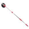 TOGEVAL Replacement Mop Handle Stainless Steel Rod with Plastic Disc, Rotating Telescopic Mop Stick for Home Floor Cleaning and Office Use, Red Sturdy Cleaning Accessory view 1