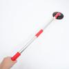 TOGEVAL Replacement Mop Handle Stainless Steel Rod with Plastic Disc, Rotating Telescopic Mop Stick for Home Floor Cleaning and Office Use, Red Sturdy Cleaning Accessory view 3