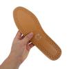 GETAJGHSD 2 Pairs Breathable Sweat-Absorbing Leather Shoe Insoles for Men and Women, Shock Absorption Cushion Pads for Running, Work, and Travel Shoes, Size 39/40 view 4
