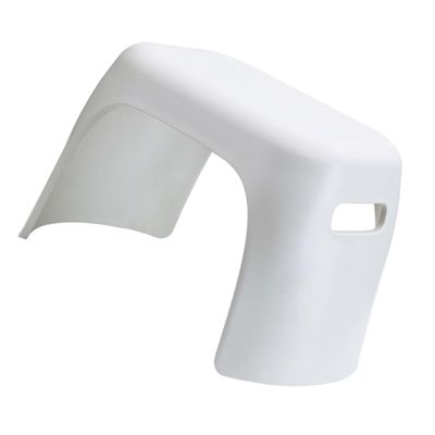 Ipetboom s Anti-Skid Plastic Stool White 33x20x21cm Sitting Stool for Bathroom and Home Use