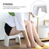 Ipetboom s Anti-Skid Plastic Stool White 33x20x21cm Sitting Stool for Bathroom and Home Use view 3