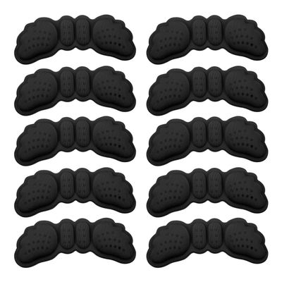 FENICAL Wear-Resistant Non-Slip Heel Cushion Pads for High Heels, Invisible Thin 3mm Sponge Foot Protectors, 10pcs Pack for Womens Shoes Anti-Blister Inserts