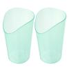 BATHVEVE Elderly Drinking Beaker and Non-spill Plastic Cup 2pcs 250ml Dysphagia Care Feeding Mug Anti-choke Spill-proof Water Cup for Disabled Adults Bedridden Patients view 1