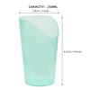 BATHVEVE Elderly Drinking Beaker and Non-spill Plastic Cup 2pcs 250ml Dysphagia Care Feeding Mug Anti-choke Spill-proof Water Cup for Disabled Adults Bedridden Patients view 2