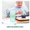 BATHVEVE Elderly Drinking Beaker and Non-spill Plastic Cup 2pcs 250ml Dysphagia Care Feeding Mug Anti-choke Spill-proof Water Cup for Disabled Adults Bedridden Patients view 3
