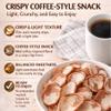 BBASA-KHAN Coffee Flavor Snack Chips, Crisp & Light Texture, Mild Sweet Taste, Ready to Eat, Travel Snack or Light Dessert, Casual Sharing, 1.76 oz (50g), 2 Pack view 4
