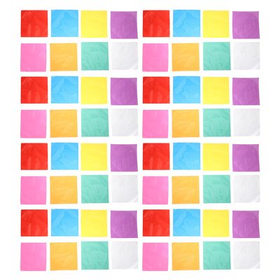 GRIRIW 90pcs Multi-color Cellophane Sheets Wraps Light Diffuser Film Translucent Craft Paper for DIY Arts, Candy Wrapping, and Packaging