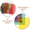 GRIRIW 90pcs Multi-color Cellophane Sheets Wraps Light Diffuser Film Translucent Craft Paper for DIY Arts, Candy Wrapping, and Packaging view 3