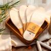 100% Natural Undyed Mulberry Silk Shoe Insoles, Handcrafted in Co Chat Village Vietnam, Set of 4 Pairs, Original White, Breathable Comfort view 3