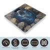 3D Shark Mouth Waterfall Illusion Floor Tempered Glass Digital Body Scale, High-Precision Bathroom Weight Scale with Ultra-Bright LCD, Anti-Slip Base Tape Measure for Home Fitness view 3