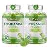 Yheso L-Theanine Gummies 400mg, Green Apple, 120 Count, 2 Pack view 1