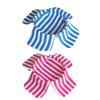Casement Cotton Roti Clothes Wrap for Chapati, Pack of 2, Red and Blue, 8x8 Inch Center with 6x6 Inch Flap, Machine Washable view 1