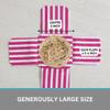Casement Cotton Roti Clothes Wrap for Chapati, Pack of 2, Red and Blue, 8x8 Inch Center with 6x6 Inch Flap, Machine Washable view 4