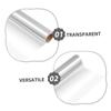 COOLHIYA Cellophane Wrap Roll 50cm X 50m Thick 4.7 Mil Flower Wrapping Film for Florists Packaging and Seasonal Celebrations view 3