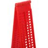 LALADEFIEE Braille Writing Board 4-line 28-Cell Plastic Writing Plate with 2 Stylus Pens Red for Blind Learning and Visual Impairment Aid view 3