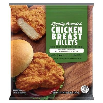 Lightly Breaded Chicken Breast Fillet , Fully Cooked Crispy Chicken Fillets, Frozen Breaded Chicken Breast, Quick & Easy Meal, Oven & Air Fryer Ready , Perfect balance of tender chicken with a light, crunchy coating , Ready in minutes using oven or a