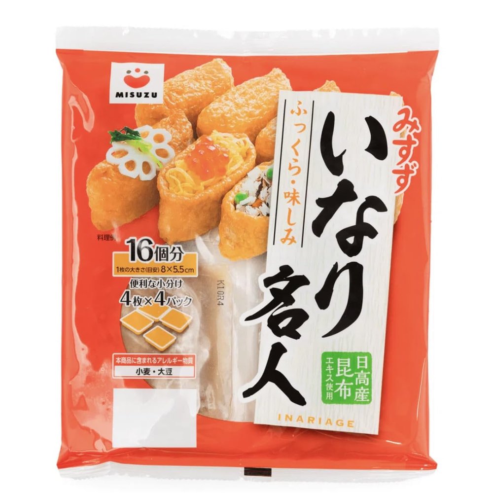 Meijin Inari Tofu Bean Curd 12.7oz | Fried Bean Curd for Sushi & Noodles