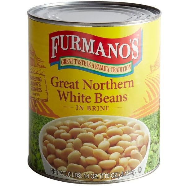 #10 Can Great Northern Beans - 6/Case