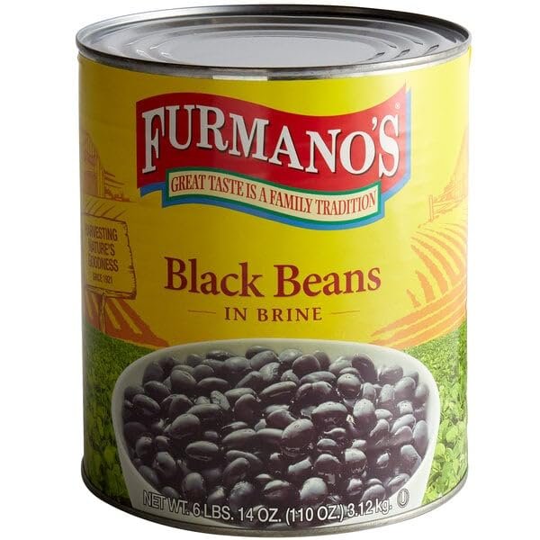 #10 Can Fancy Black Beans in Brine - 6/Case