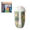 Qudinip Salad Cup, 1000ml PP Portable Salad Container with Lid and Fork, for Travel Outdoor Exercise Office School Eating view 1