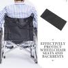DOITOOL Wheelchair Back Cushion Removable Back Support Replacement Part Comfortable Lumbar Pad Black for Mobility Wheelchairs Daily Use view 3
