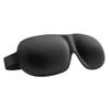 3D Contoured Sleep Mask, Black, Lightweight and Breathable, Adjustable Elastic Strap, Block Out Light view 1