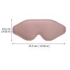 Abaodam 3D Memory Foam Sleep Eye Mask for Sleeping, Breathable Lightproof Blindfold with Soft Slow-Response Foam, Comfortable Pink Eye Cover for Travel and Rest view 2