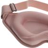 Abaodam 3D Memory Foam Sleep Eye Mask for Sleeping, Breathable Lightproof Blindfold with Soft Slow-Response Foam, Comfortable Pink Eye Cover for Travel and Rest view 3