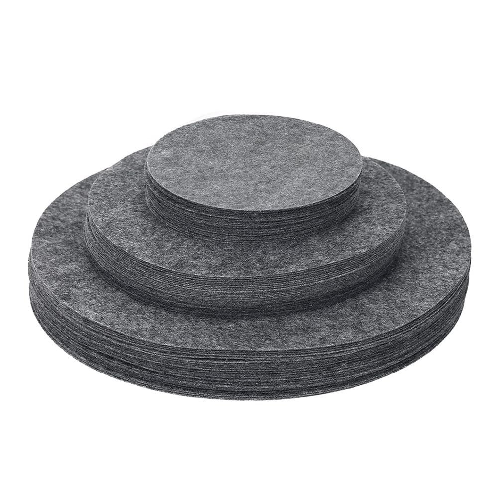 Cenroelon Felt Plate Separators 60pcs- Thick Soft Storage Dividers for China, Dish, Coffee Saucer Protection& Stacking B